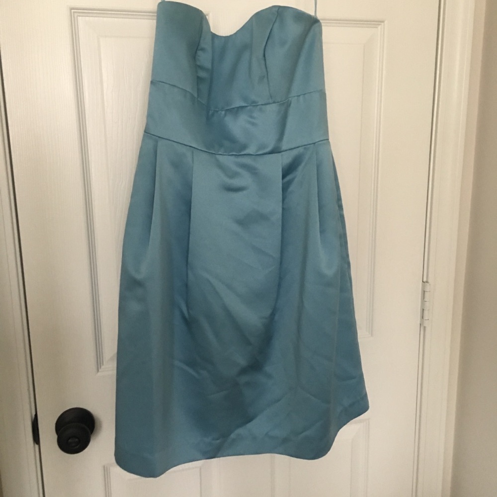 Baby Blue Bridesmaid's Dress